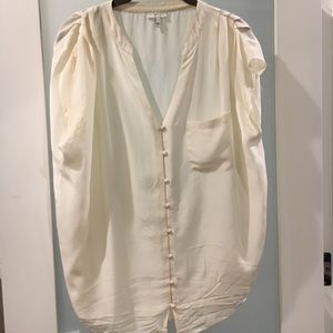 Silk ivory blouse